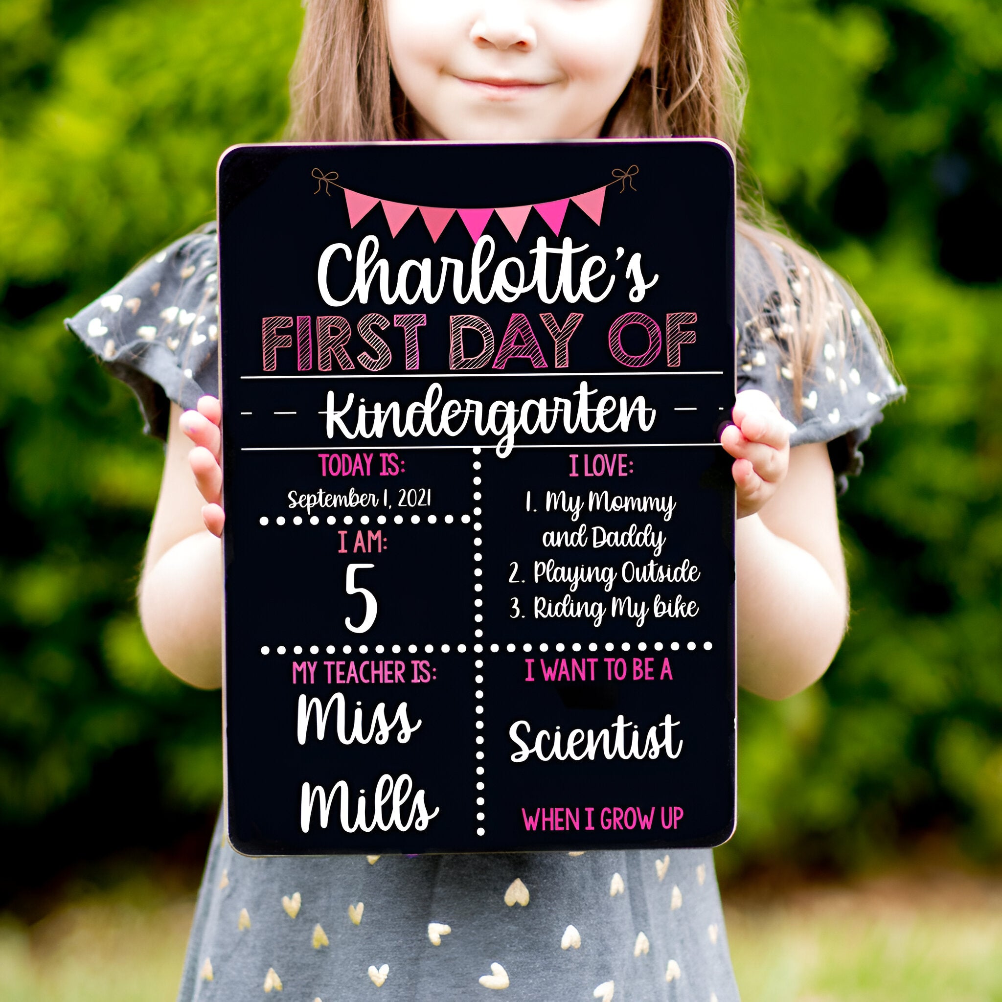 First Day Of School Sign, Liquid Chalk Dry Erase School Board, Reusable First And Last Day Of School Sign, First And Last Day School Sets scsign