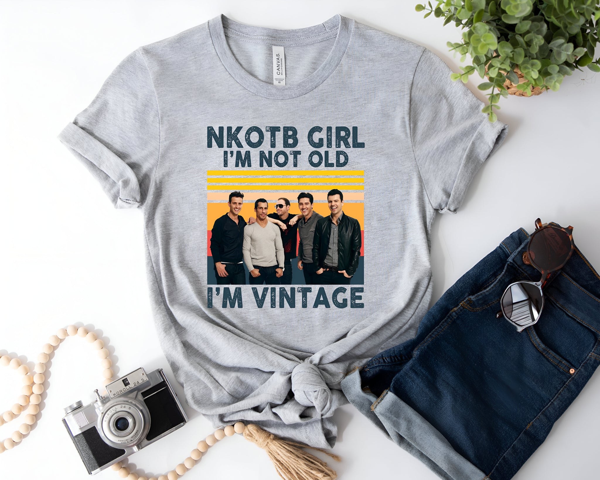NKOTB Vintage Girl Shirt, New Kids On The Block T-shirt, Classic Rock Concert Tee, NKOTB Concert Tshirt, New Kids On The Block Shirt