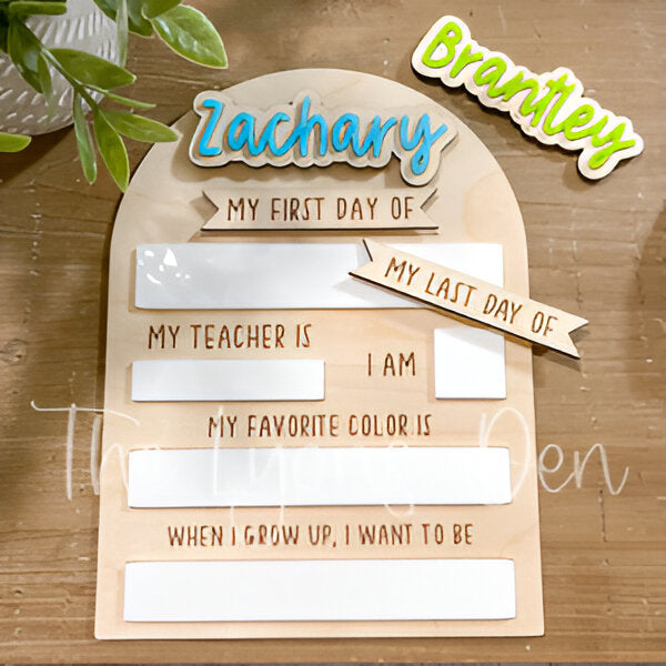 Interchangeable First_Last Day of School Sign scsign1