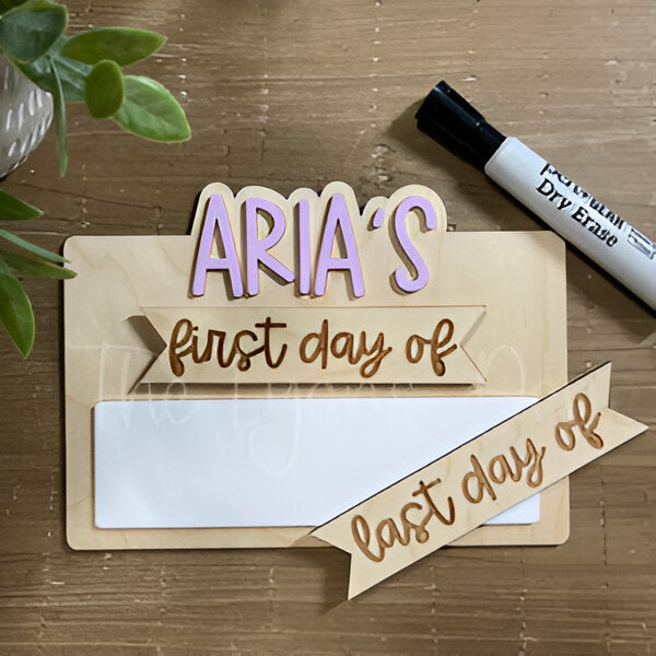 FirstLast Day Of School Sign scsign1