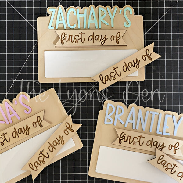 FirstLast Day Of School Sign scsign1