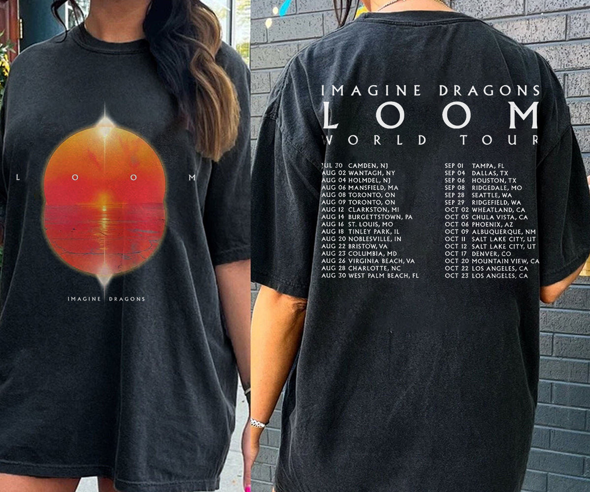 Imagine Dragons - Loom Tour 2024 Shirt, Imagine Dragons Band Fan Shirt, Imagine Dragons 2024 Concert Shirt, Loom New Album Shirt