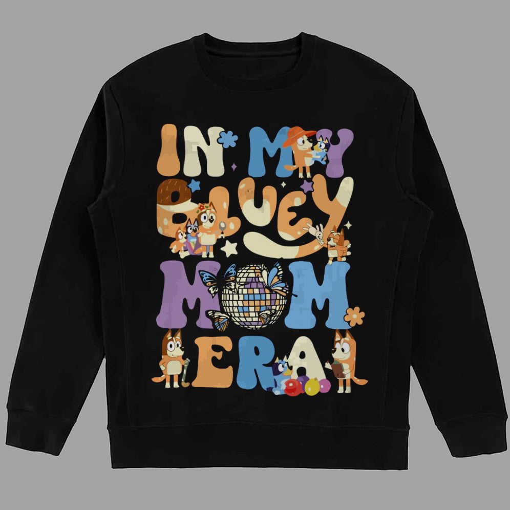 In My Bluey Mom Era Shirt, Bluey Cool Mom Club Shirt, Bluey Chilli Heeler Shirt, Bluey Mom Shirt, Bluey Mum Gift, In My Mom Era