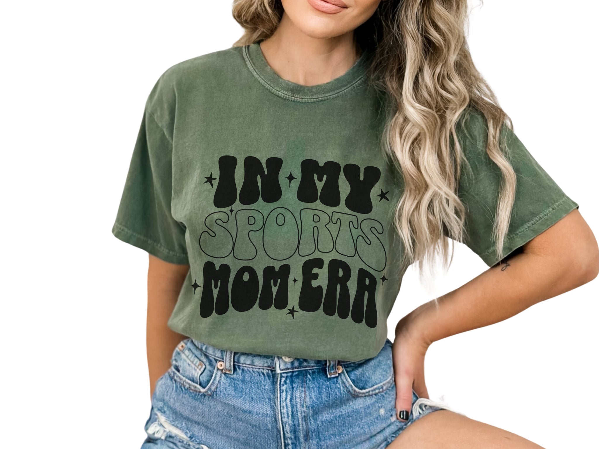 In My Sports Mom Era Shirt, Sports Mama Shirt, Retro Sports Lover TShirt, Mom of Both T Shirt, Trendy Mom Tee, Game Day Top, Gift for Mom CUSFB