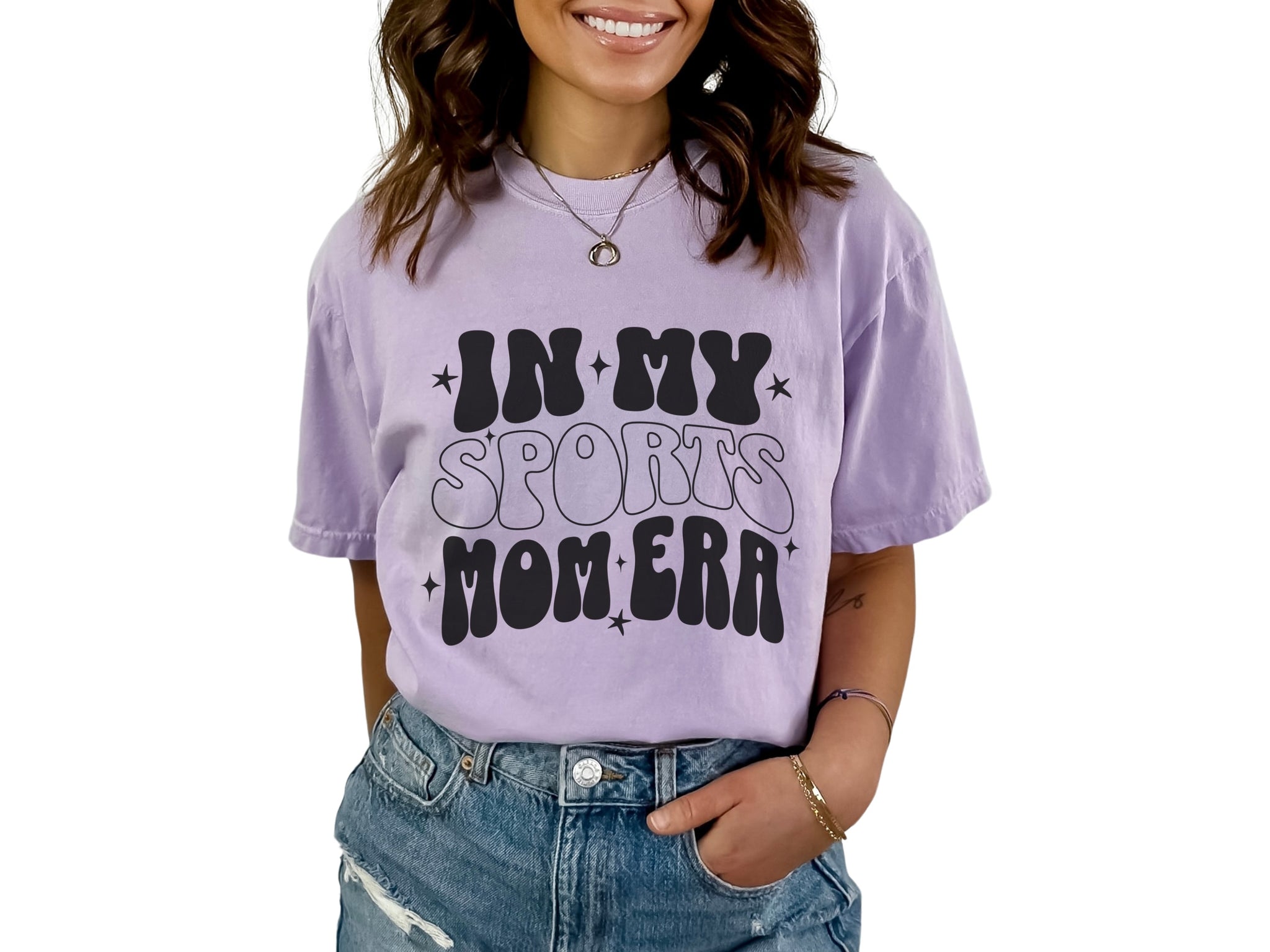 In My Sports Mom Era Shirt, Sports Mama Shirt, Retro Sports Lover TShirt, Mom of Both T Shirt, Trendy Mom Tee, Game Day Top, Gift for Mom CUSFB