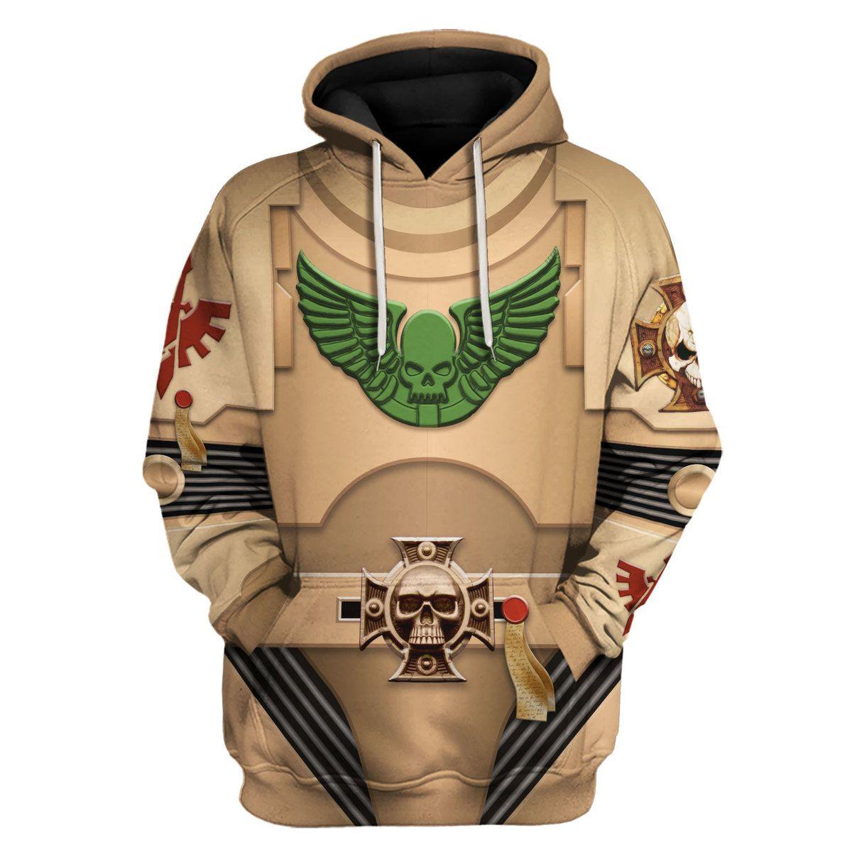 Indomitus Pattern Terminator Armor Dark Angels Warhammer Costume Hoodie Jogger, Indomitus Pattern Terminator Armor Dark Angels Marines Cosplay 3D Hoodie Pants, Warhammer 3D Tracksuit , TQT5