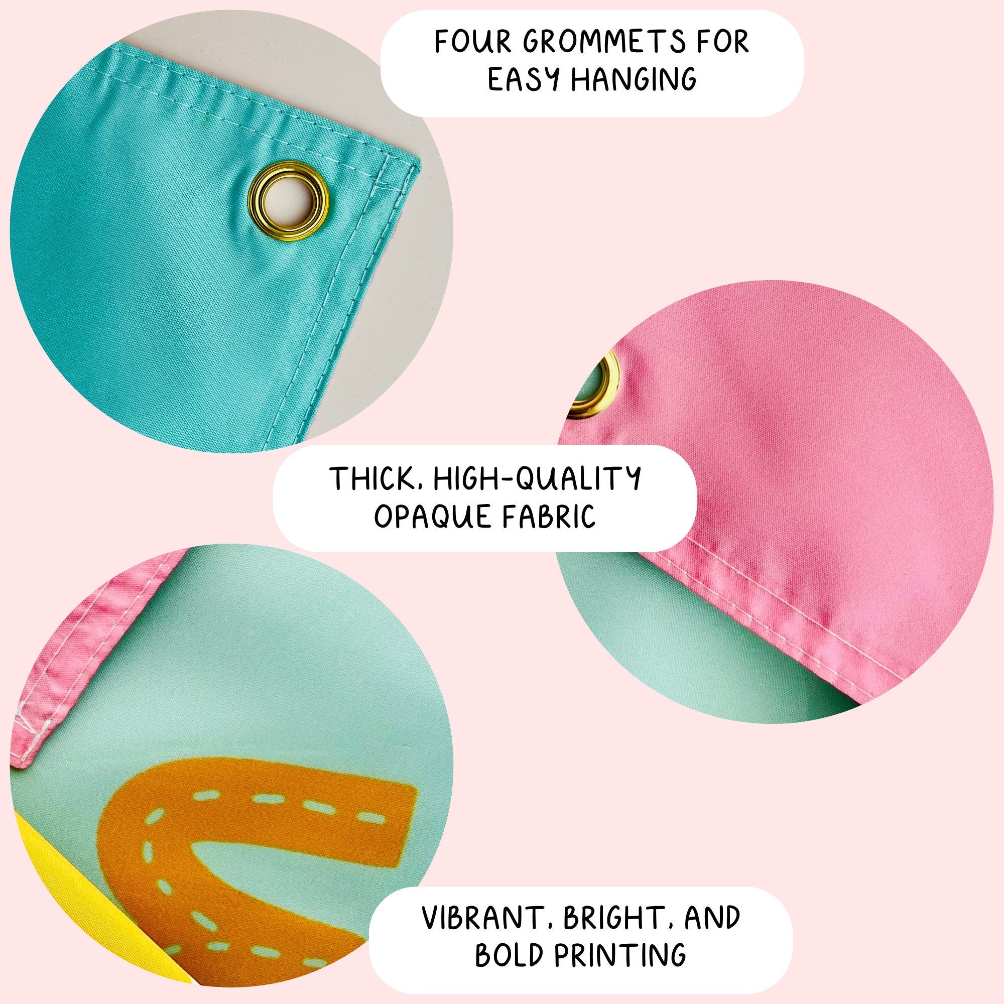 It's Okay To Be Yourself Classroom Tapestry - Double-sided Inspirational Hanging Wall Art for Teachers & Students - Large Cute School Banner TAPES1