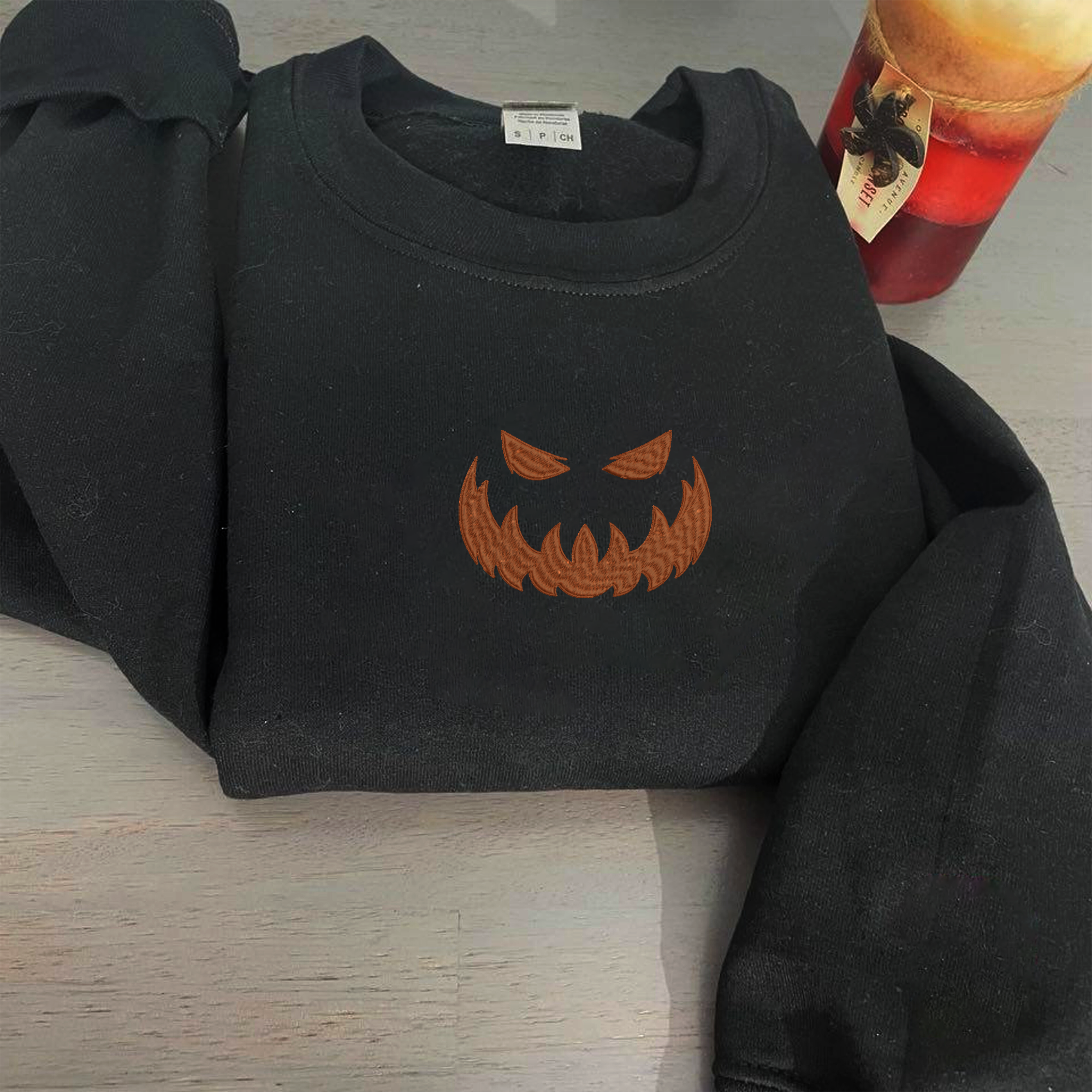 Jack O?Lantern Halloween Scary Sweatshirt, Hoodie Embroidered EMHA2608