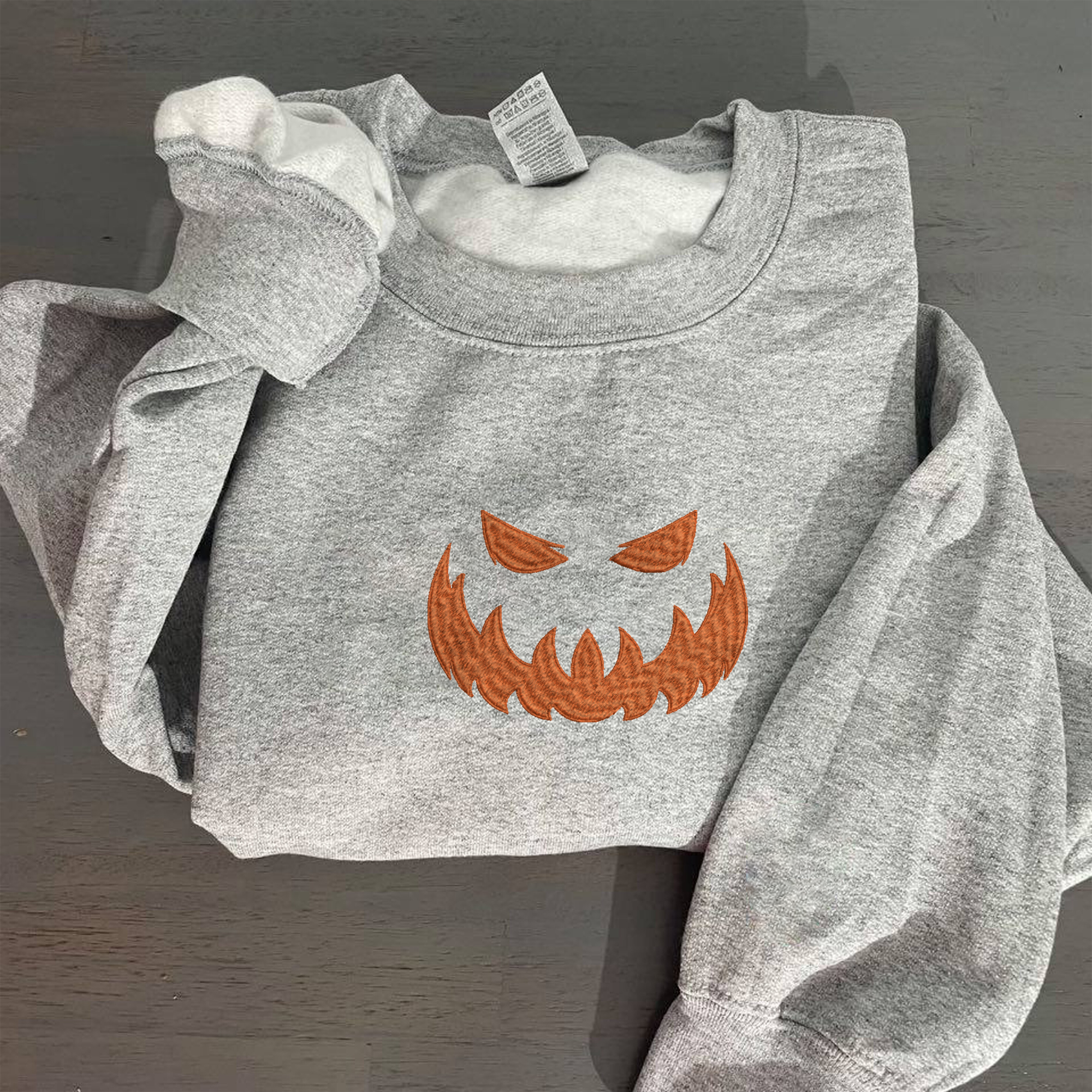 Jack O?Lantern Halloween Scary Sweatshirt, Hoodie Embroidered EMHA2608