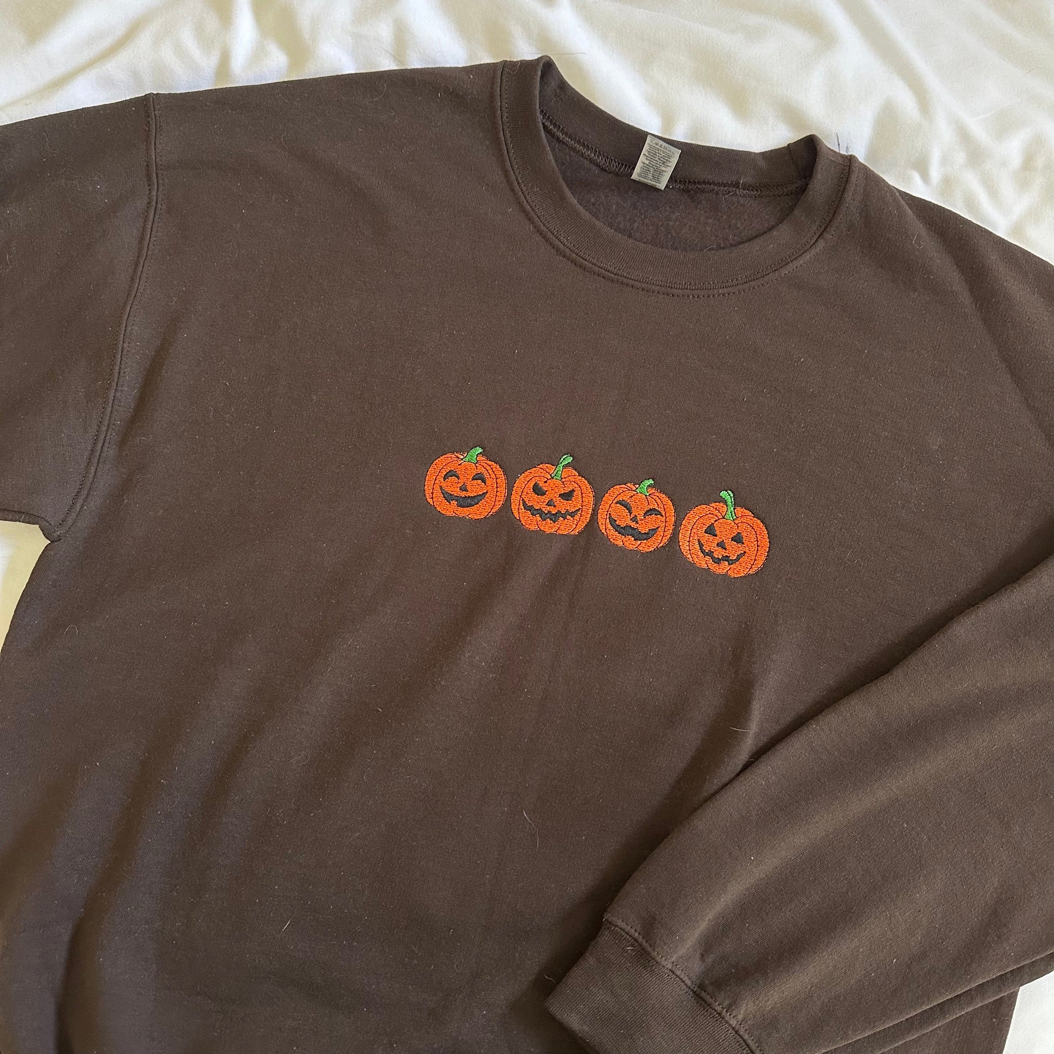 Jack-O-Lanterns Embroidered Sweatshirt EMHA2808