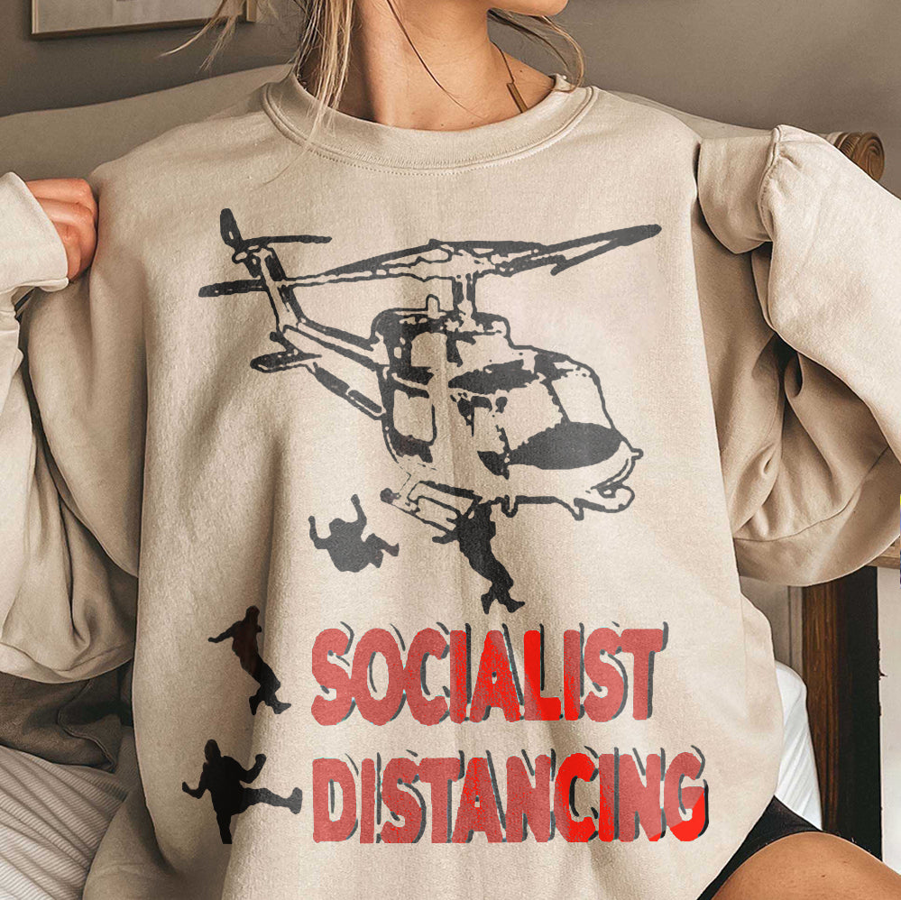 Jim Hanson Socialist Distancing Shirt, Sweatshirt, Hoodie, Trending Shirt
