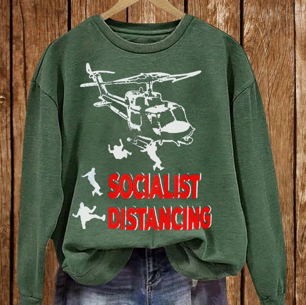 Jim Hanson Socialist Distancing Shirt, Sweatshirt, Hoodie, Trending Shirt