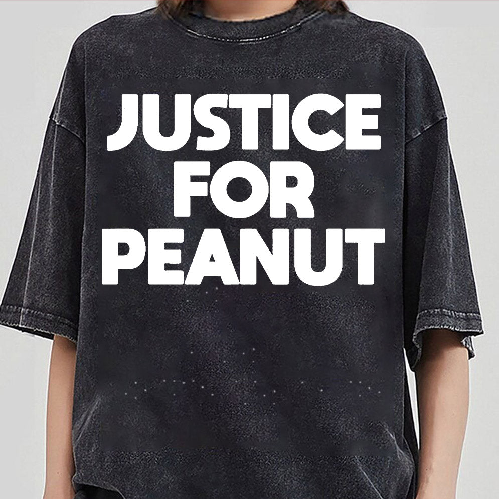 Justice for Peanut 2024 T-Shirt, Sweatshirt, Hoodie, Peanut Squirrel, Squirrel Lover Tshirt, Peanut the Squirrel, Peanut Justice, Funny Squirrel Shirt, Animal Lovers