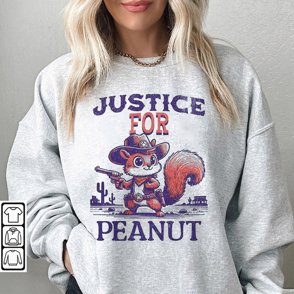 Justice for Peanut Shirt, Peanut Squirrel, Squirrel Lover Tshirt, Peanut the Squirrel, Peanut Justice, Funny Squirrel Shirt, Animal Lovers