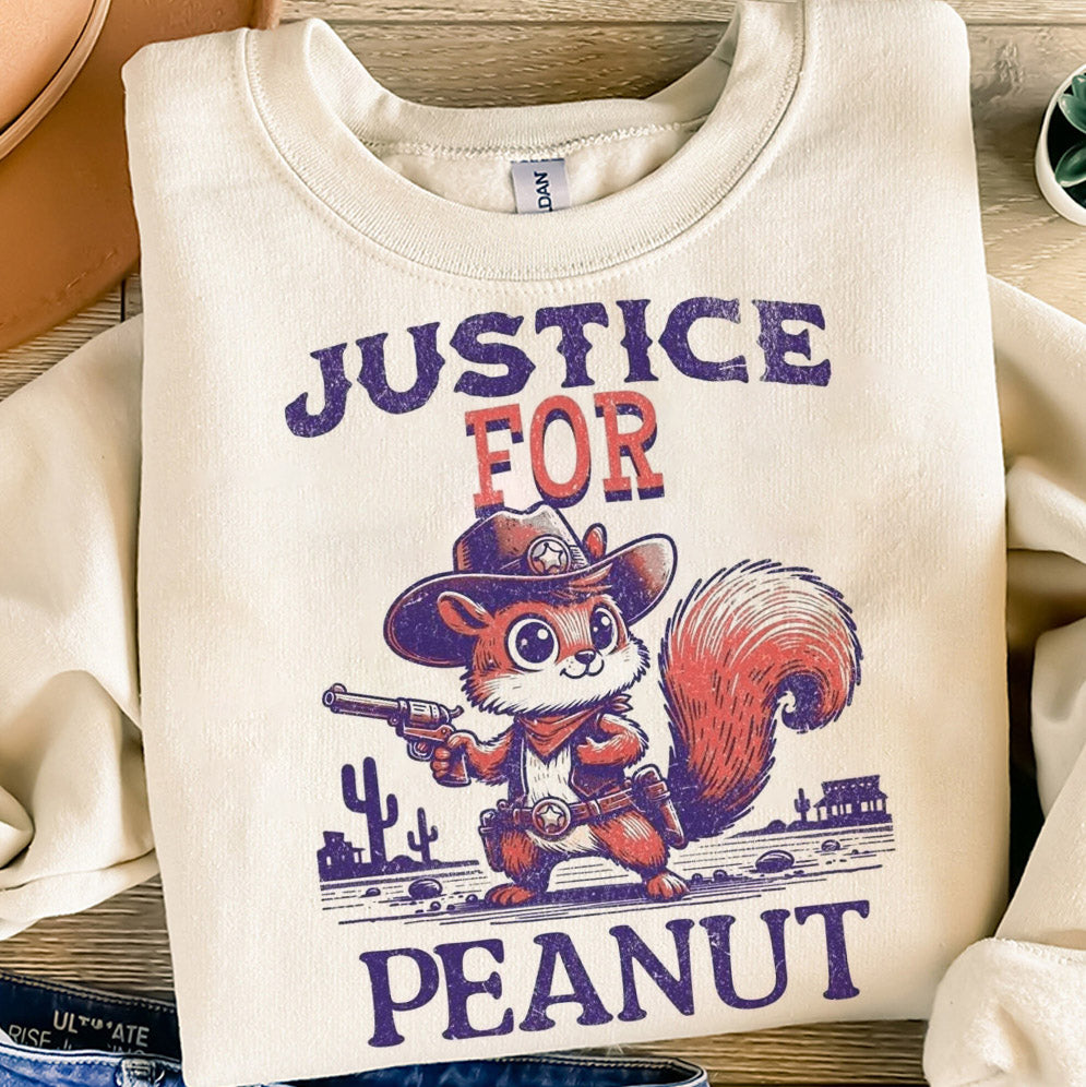 Justice for Peanut Shirt, Peanut Squirrel, Squirrel Lover Tshirt, Peanut the Squirrel, Peanut Justice, Funny Squirrel Shirt, Animal Lovers