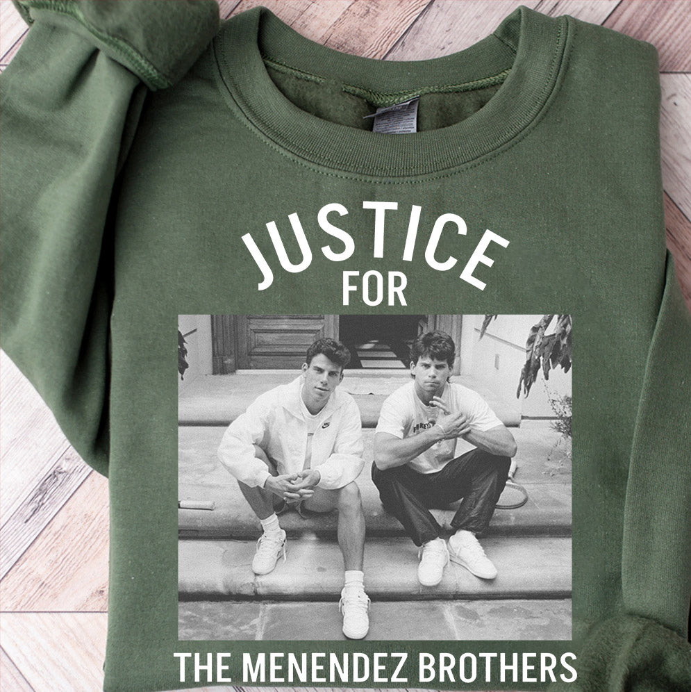 JUSTICE for the MENENDEZ BROTHERS Unisex t-shirt, Free Erik and Lyle Menendez t-shirt, Murderabilia