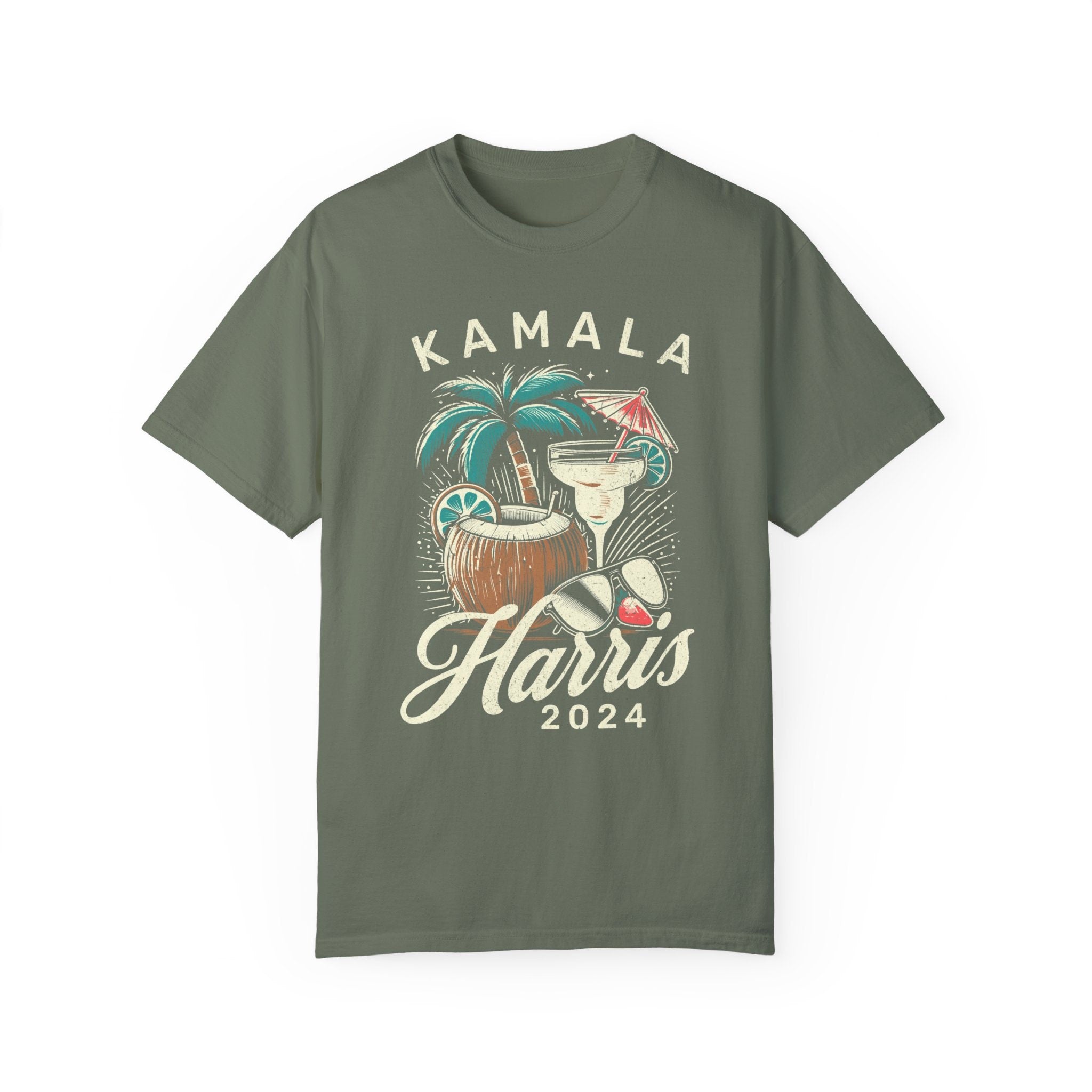 Kamala Harris Coconut Tree Shirt, Harris For President 2024 T-Shirt, Vote Blue T Shirt, Madam President Tshirt, Voting Democrat Election Tee  TD2907 07