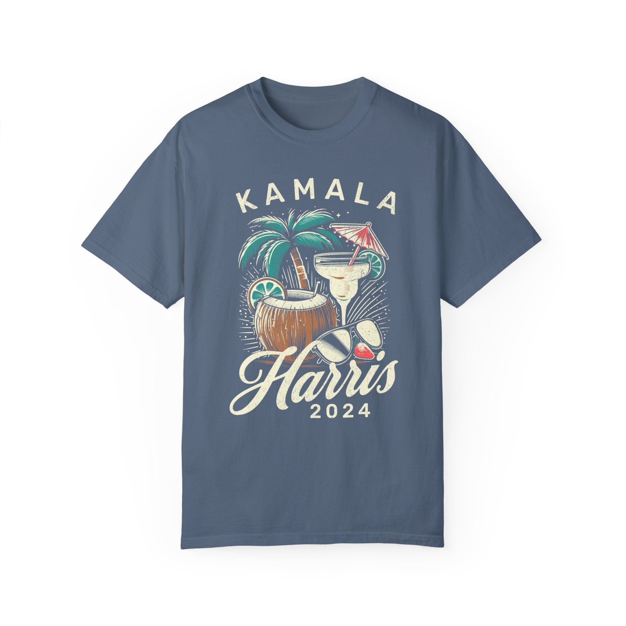 Kamala Harris Coconut Tree Shirt, Harris For President 2024 T-Shirt, Vote Blue T Shirt, Madam President Tshirt, Voting Democrat Election Tee  TD2907 07