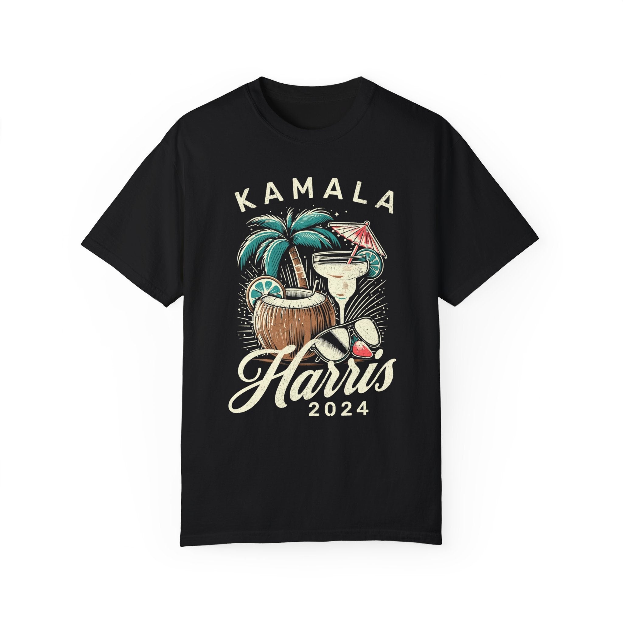 Kamala Harris Coconut Tree Shirt, Harris For President 2024 T-Shirt, Vote Blue T Shirt, Madam President Tshirt, Voting Democrat Election Tee  TD2907 07