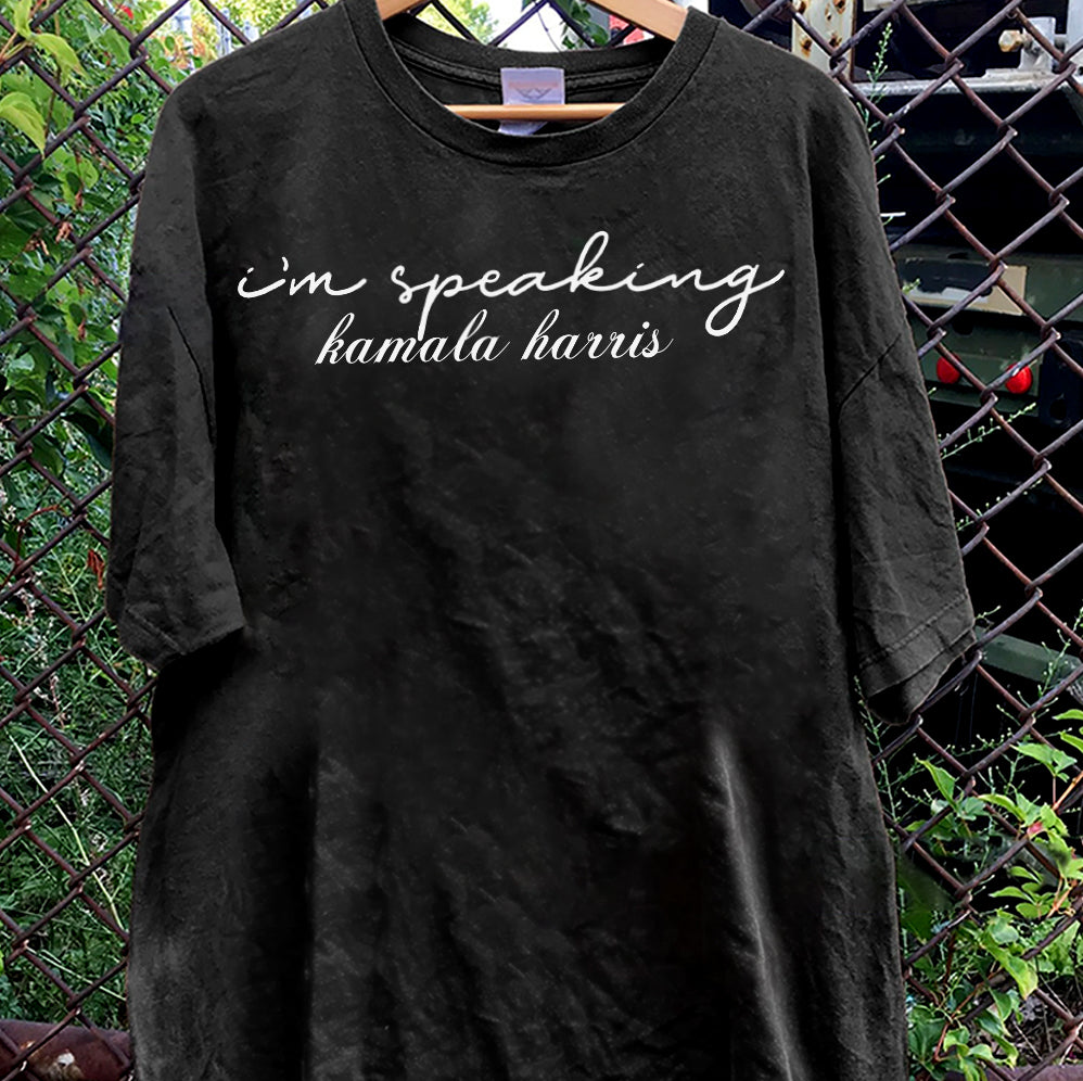 Kamala Rally Shirt, Kamala Harris 2024 Shirt, Madam President Tee, I'm Speaking Shirt, Kamala Harris T-Shirt, Democrat Political Tee
