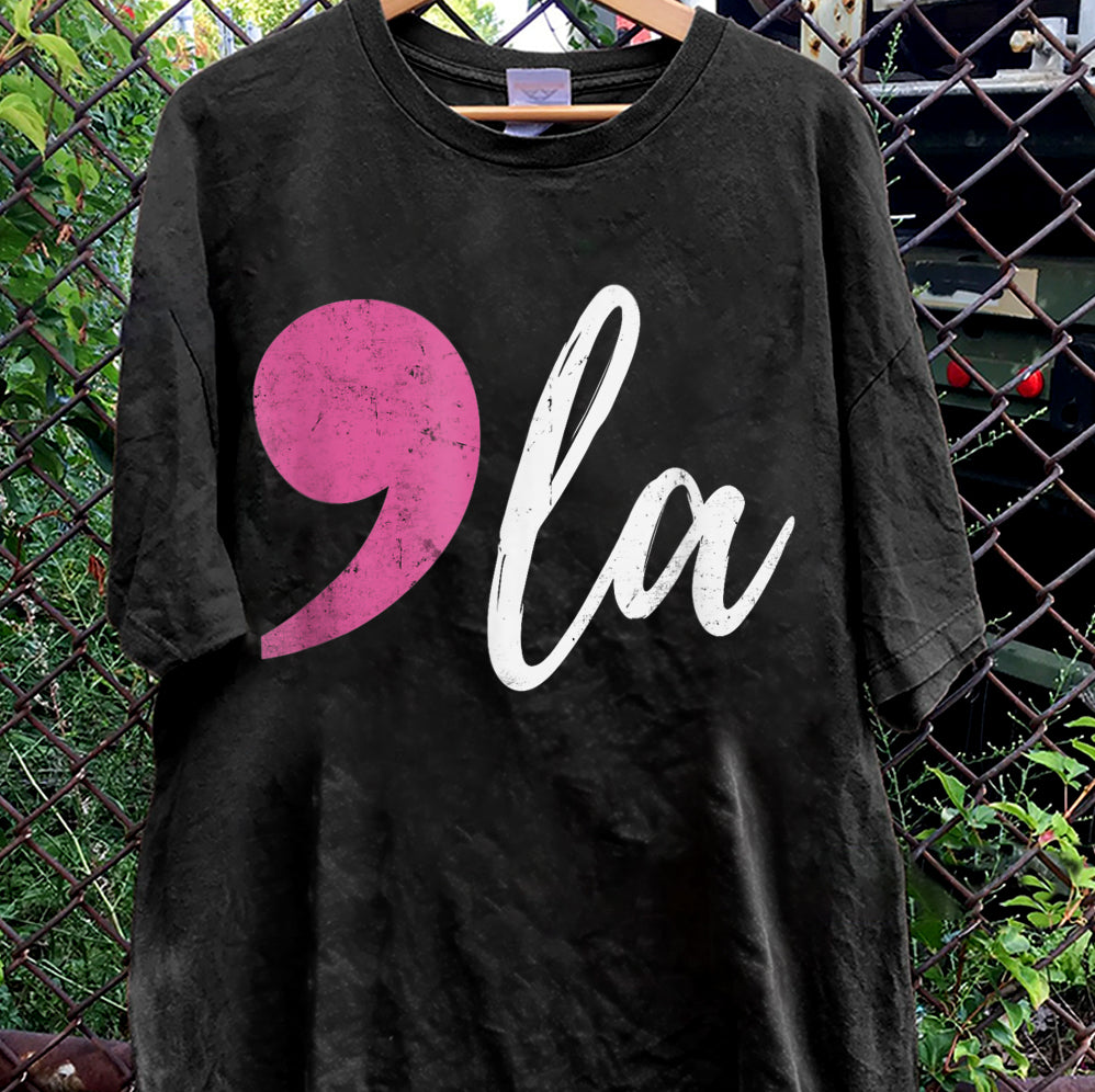 Kamala Shirt, Comma La Shirt, Kamala Harris Tee, Presidental Election 2024 Tee,Female President,Kamala Rally Shirt V3,Support Kamala,Voting Tee