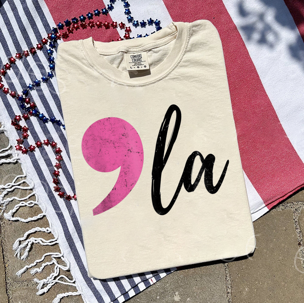 Kamala Shirt, Comma La Shirt, Kamala Harris Tee, Presidental Election 2024 Tee,Female President,Kamala Rally Shirt V3,Support Kamala,Voting Tee