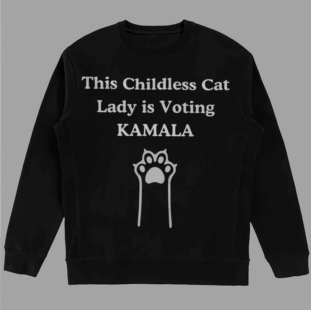 Kamala Shirt, Kamala Harris Shirt, This Childless Cat Lady is Voting Kamala, Kamala Harris 2024 Shirt, Kamala Rally Shirt, Harris 2024 shirt