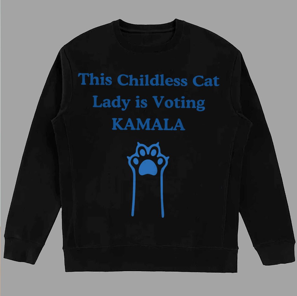 Kamala Shirt, Kamala Harris Shirt, This Childless Cat Lady is Voting Kamala, Kamala Harris 2024 Shirt V2, Kamala Rally Shirt, Harris 2024 shirt