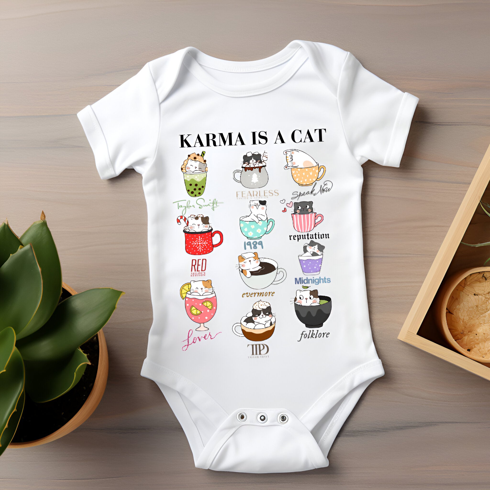 Karma is a Cat Shirt, Taylor Eras Cat Lover T-shirt, Swiftie Tee, Taylor Cat Tee Midnights T-shirts, Concert Outfit, Eras Merch  MS2007 10