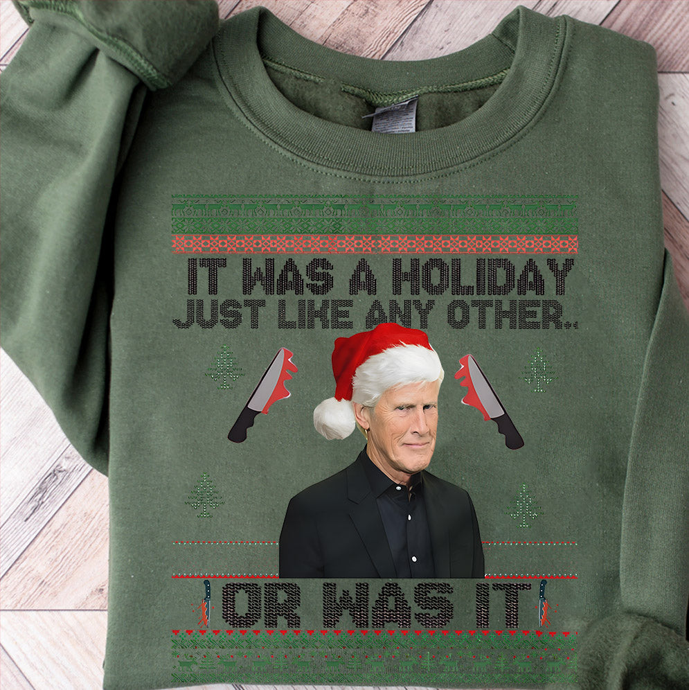 Keith Morrison xmas christmas sweater True Crime Ugly Christmas Sweater Party Sweatshirt True Crime Ugly Sweater Funny Christmas Sweater