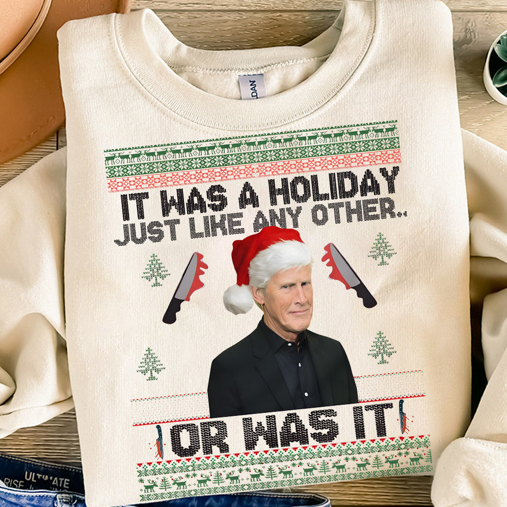 Keith Morrison xmas christmas sweater True Crime Ugly Christmas Sweater Party Sweatshirt True Crime Ugly Sweater Funny Christmas Sweater