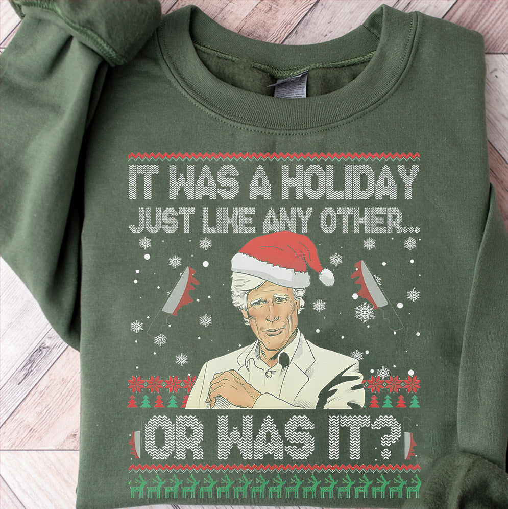Keith Morrison xmas christmas sweater True Crime Ugly Christmas Sweater Party Sweatshirt v4, True Crime Ugly Sweater Funny Christmas Sweater