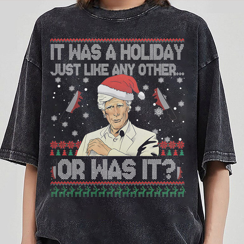 Keith Morrison xmas christmas sweater True Crime Ugly Christmas Sweater Party Sweatshirt v4, True Crime Ugly Sweater Funny Christmas Sweater