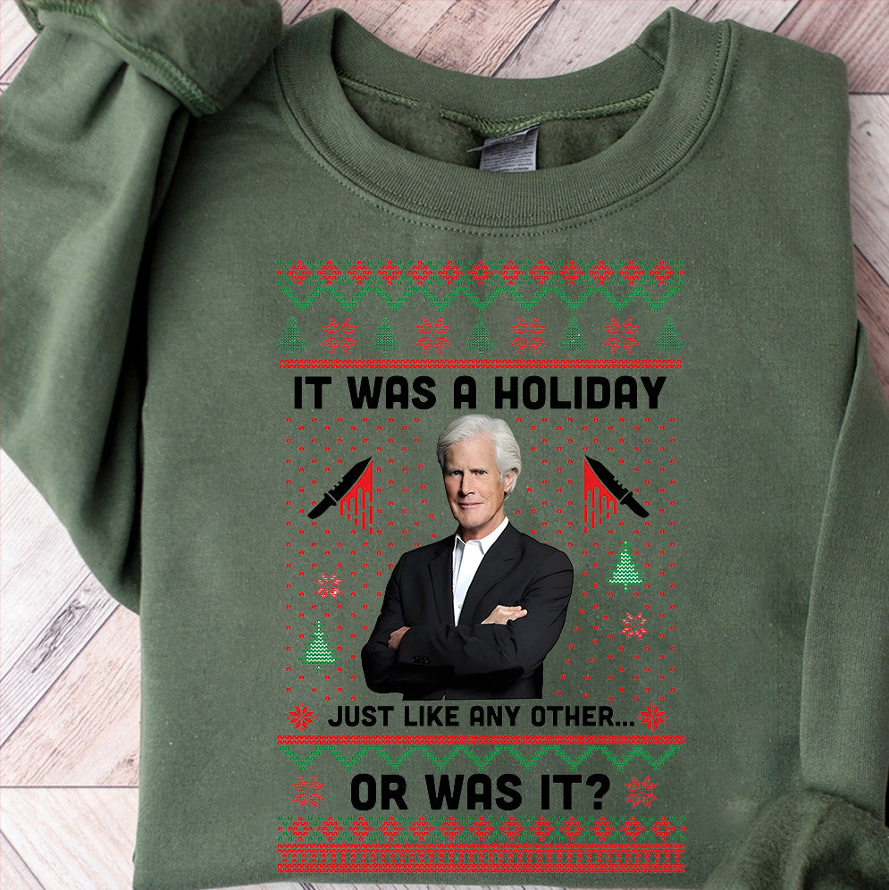 Keith Morrison xmas christmas sweater True Crime Ugly Christmas Sweater Party Sweatshirt v5, True Crime Ugly Sweater Funny Christmas Sweater
