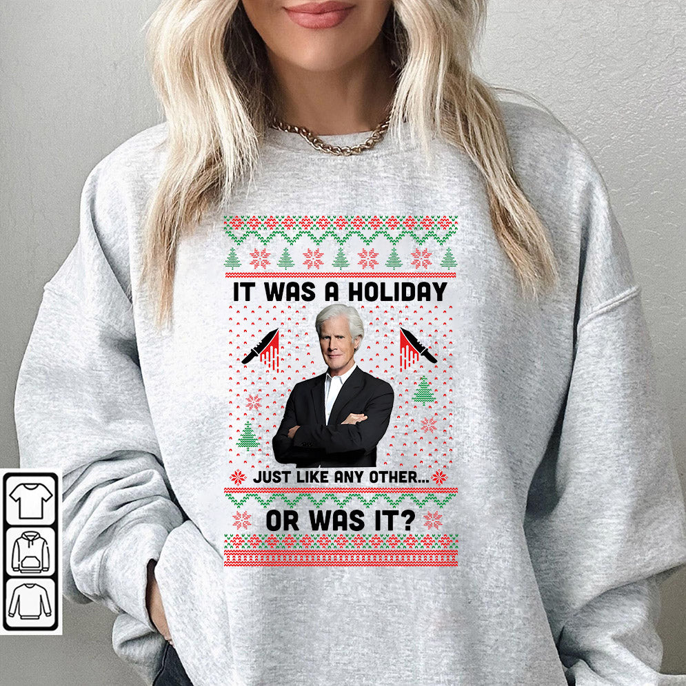 Keith Morrison xmas christmas sweater True Crime Ugly Christmas Sweater Party Sweatshirt v5, True Crime Ugly Sweater Funny Christmas Sweater