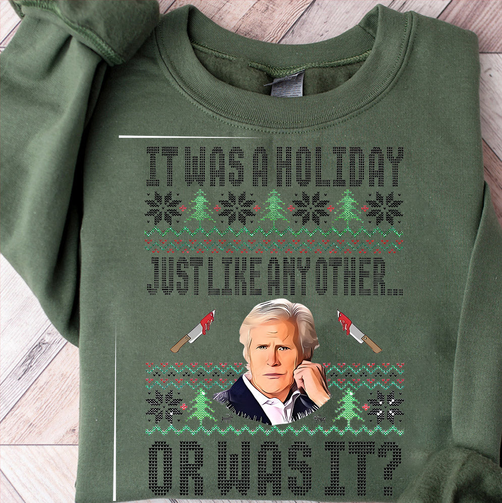 Keith Morrison xmas christmas sweater True Crime Ugly Christmas Sweater Party Sweatshirt v6, True Crime Ugly Sweater Funny Christmas Sweater