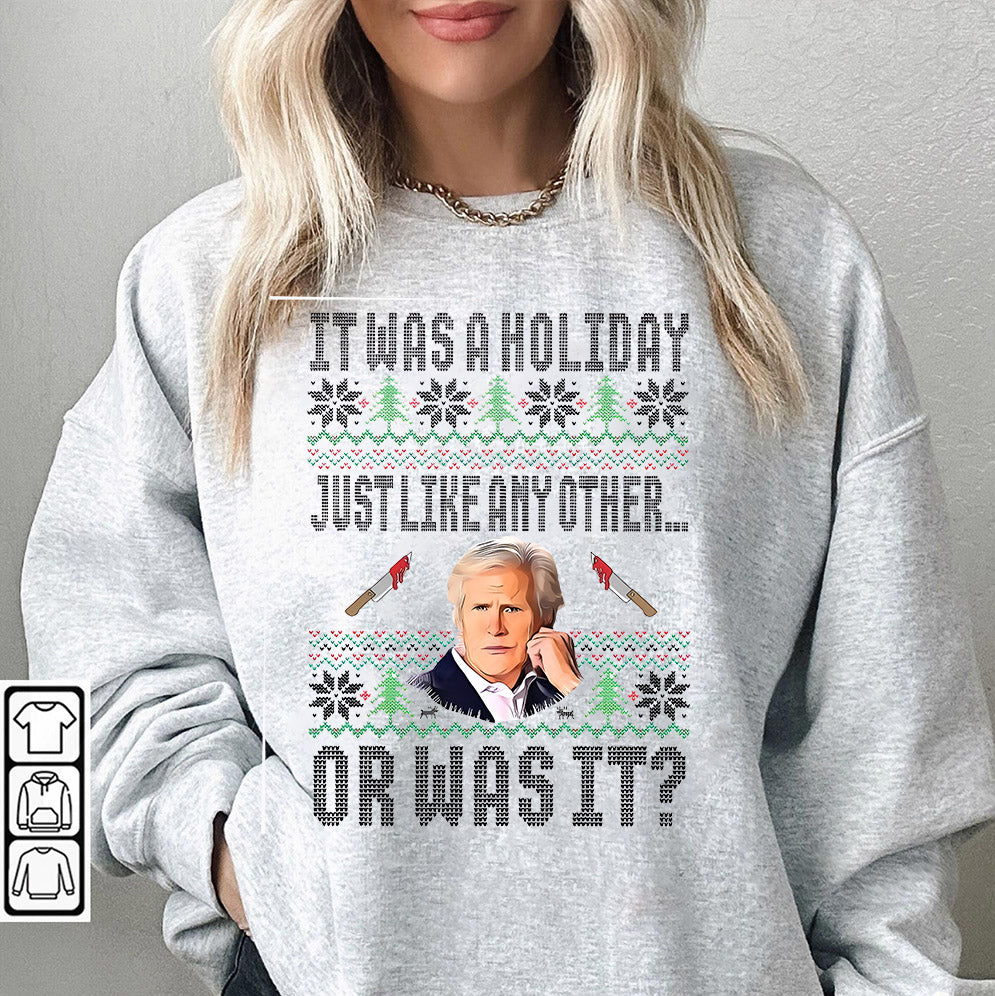 Keith Morrison xmas christmas sweater True Crime Ugly Christmas Sweater Party Sweatshirt v6, True Crime Ugly Sweater Funny Christmas Sweater