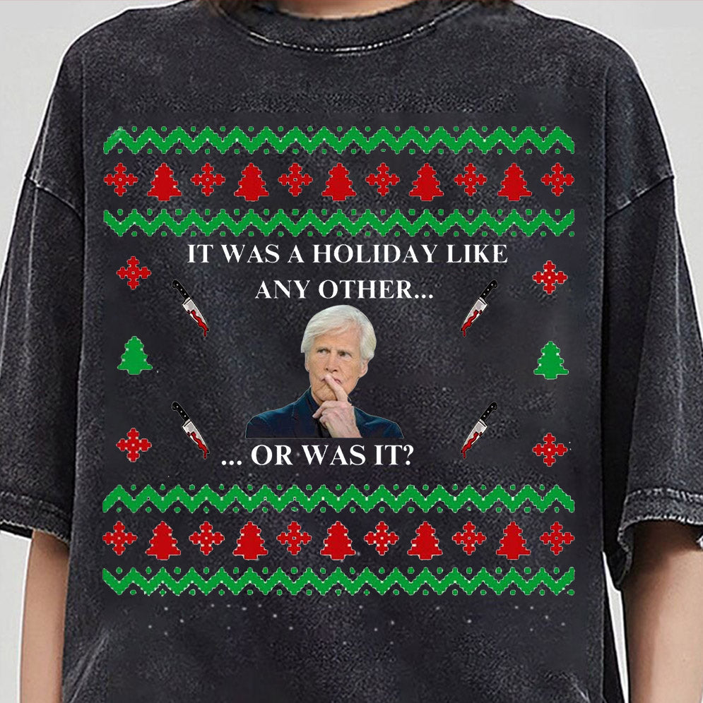Keith Morrison xmas christmas sweater True Crime Ugly Christmas Sweater Party Sweatshirt v7, True Crime Ugly Sweater Funny Christmas Sweater