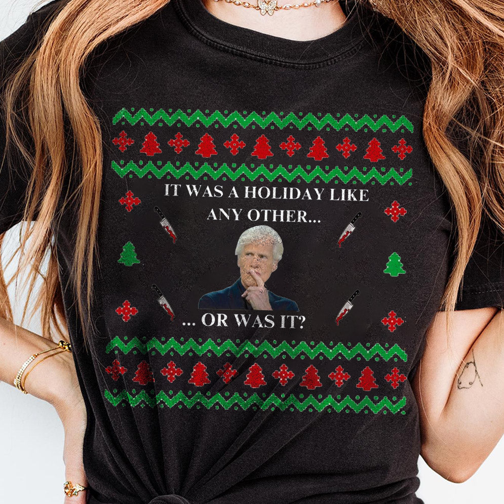 Keith Morrison xmas christmas sweater True Crime Ugly Christmas Sweater Party Sweatshirt v7, True Crime Ugly Sweater Funny Christmas Sweater