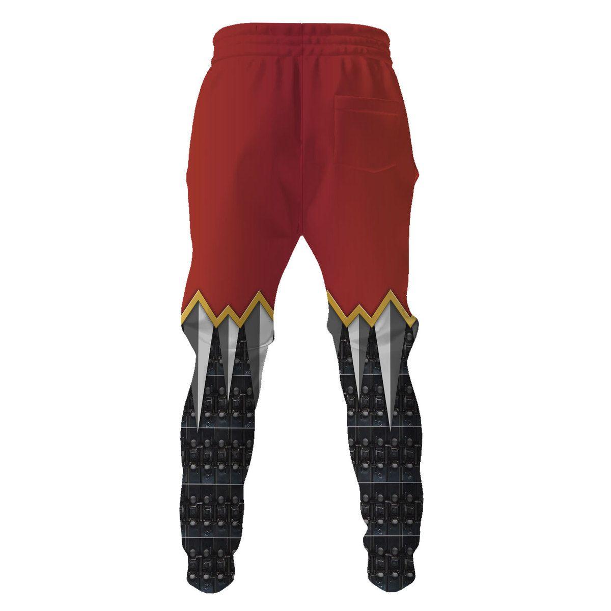 Khorne Lord of Skulls Warhammer Costume Hoodie Jogger, Khorne Lord of Skulls Space Marines Cosplay 3D Hoodie Pants, Warhammer 3D Tracksuit, Warhammer Game Outfit