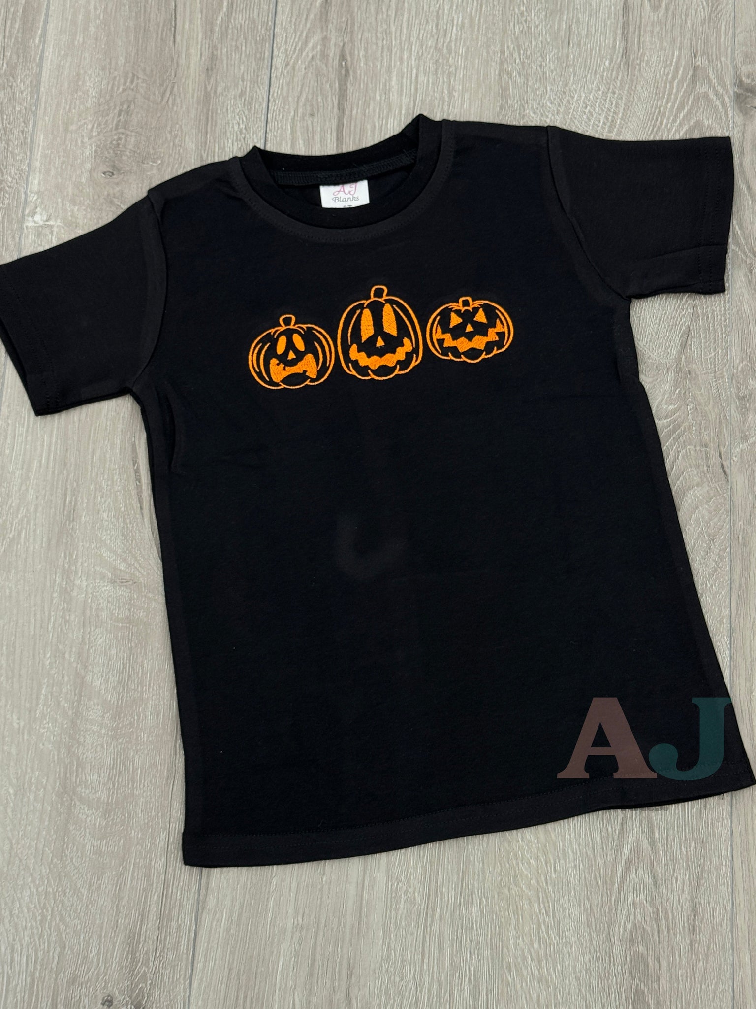 Kids Halloween Embroidered Shirts EMHA2808