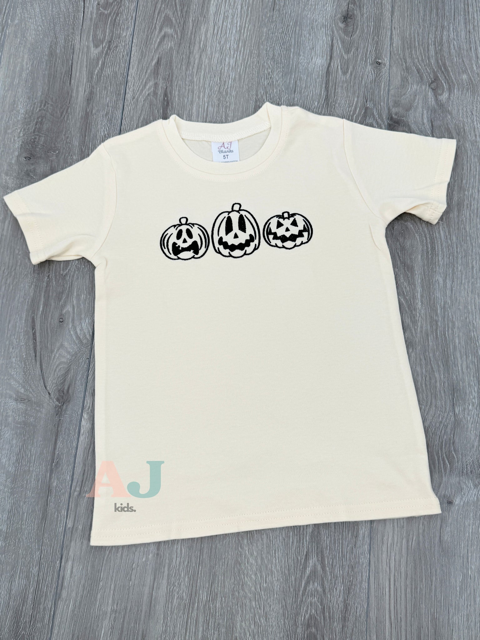 Kids Halloween Embroidered Shirts EMHA2808