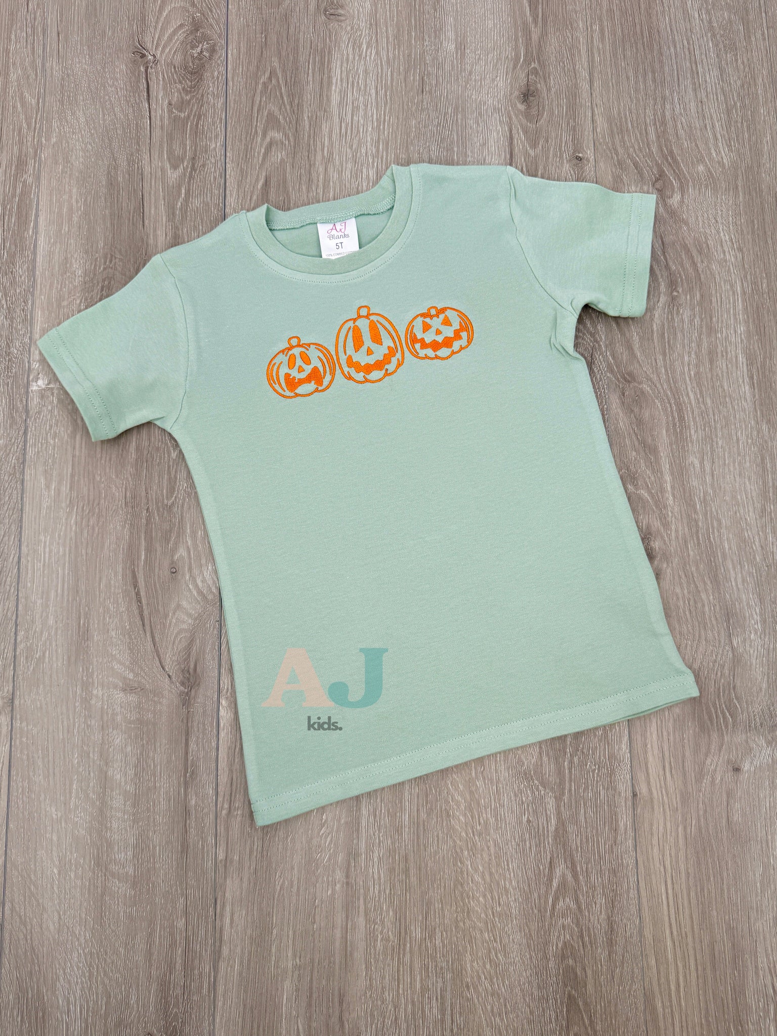 Kids Halloween Embroidered Shirts EMHA2808