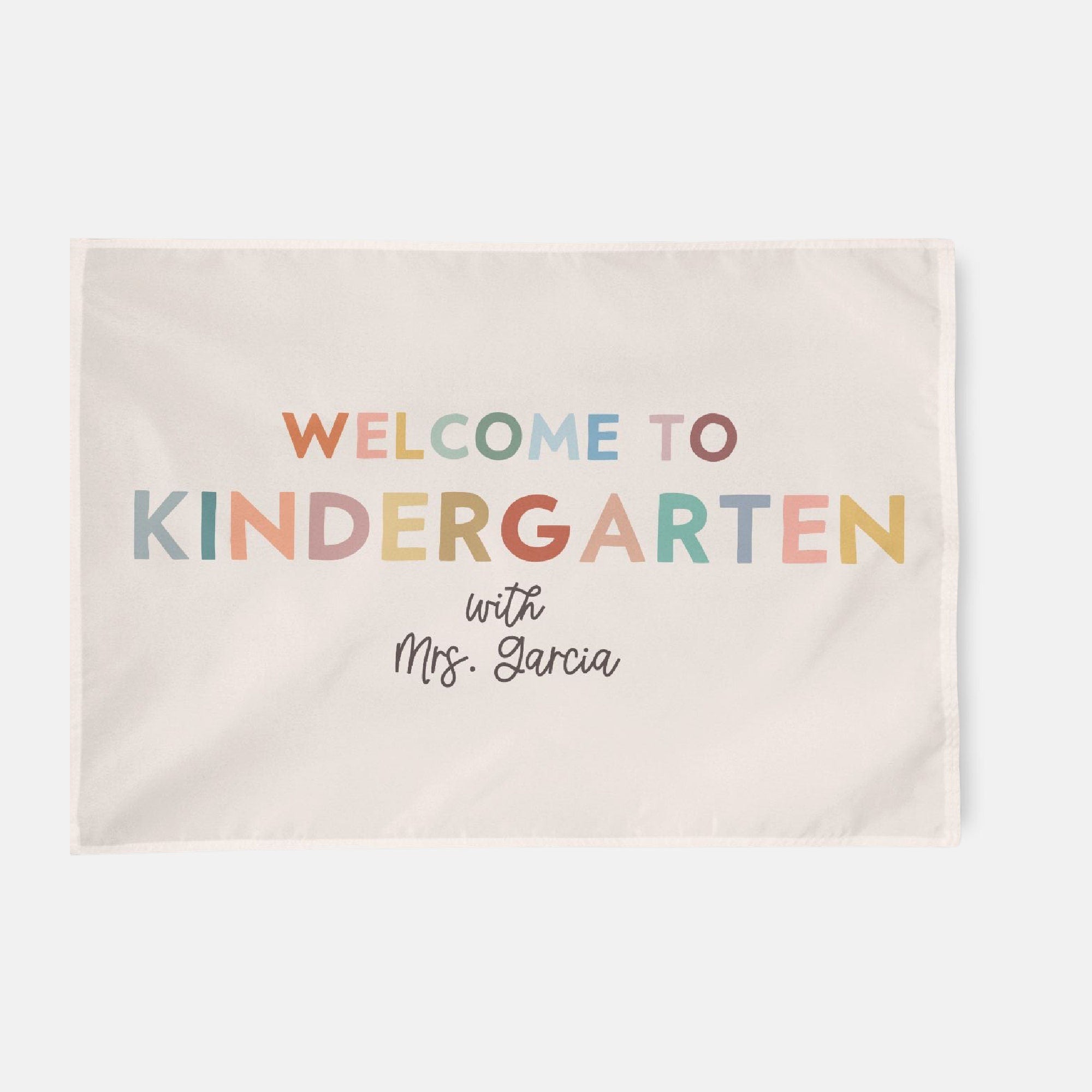 Kindergarten Teacher Gift, Teacher Personalized Flag, Teacher Appreciation Gift, Teacher Appreciation Week, New Teacher Gift, Custom Teacher TAPES1