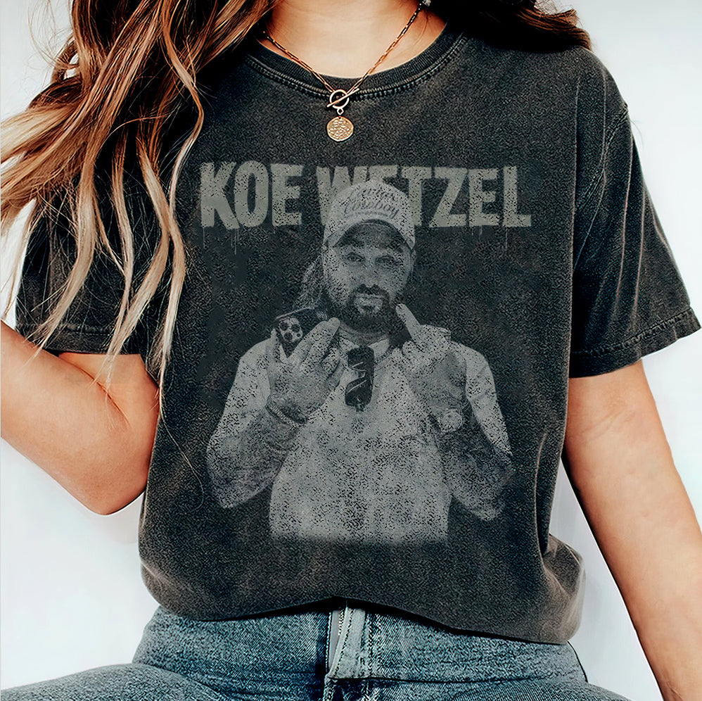 Koe Wetzel Shirt, Koe Vintage Western Music, Wetzel Concert Tour Bootleg 90s Gift Unisex Shirt, Music Tour 2024, Trending Tee MS24