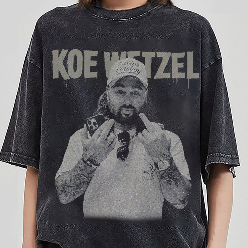 Koe Wetzel Shirt, Koe Vintage Western Music, Wetzel Concert Tour Bootleg 90s Gift Unisex Shirt, Music Tour 2024, Trending Tee MS24