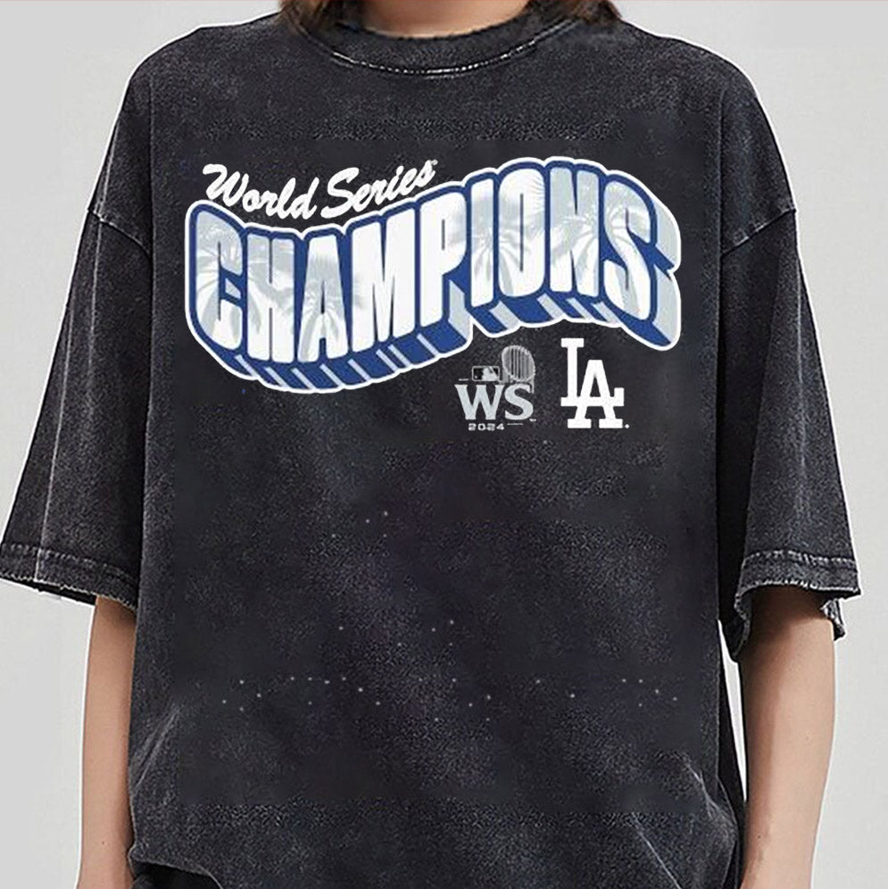 l Los Angeles Dodgers MLB 2024 World Series Champions Palm Tree Shirts, Los Angeles World Series Sweatshirt, LA Dodgers T-shirt, Dodger
