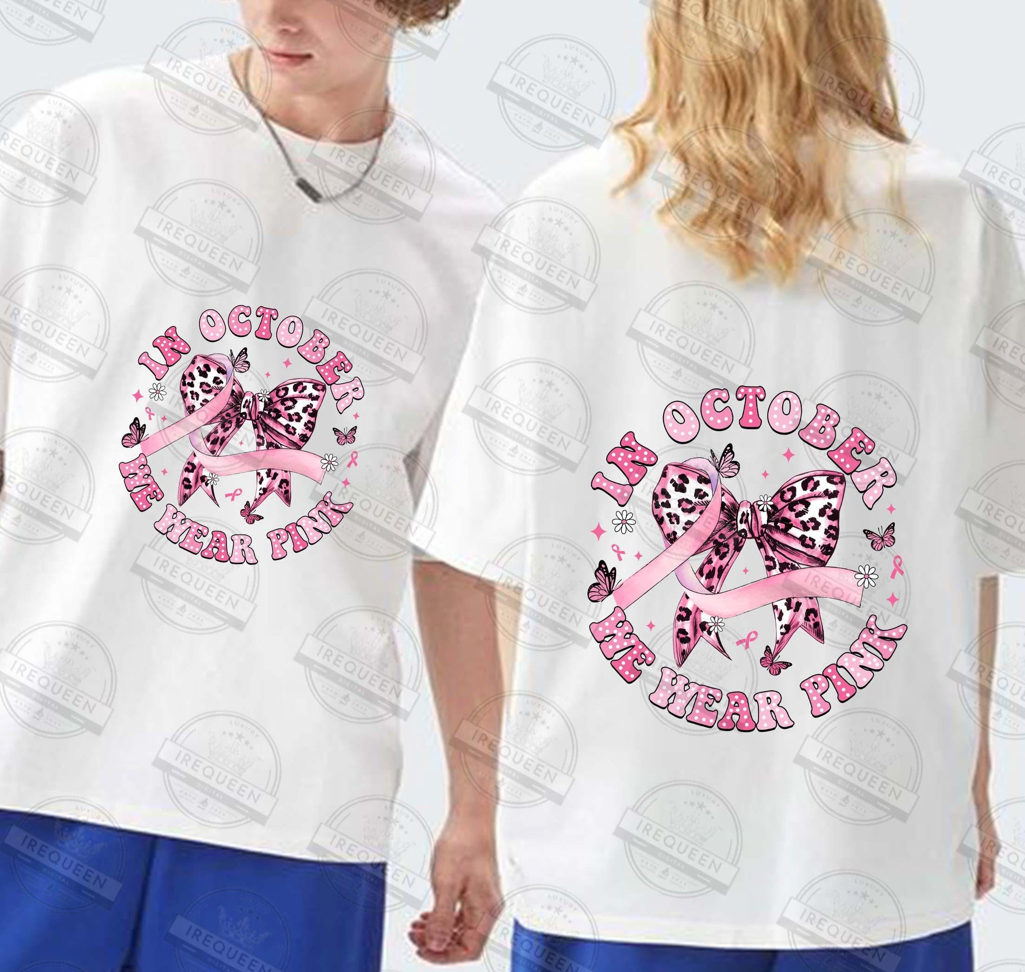 Leopard Pink Bow Png, In October We Wear Pink PNG, Breast Cancer Awareness Png, Together We Fight We Win Bow Coquette Png, Digital File SCU