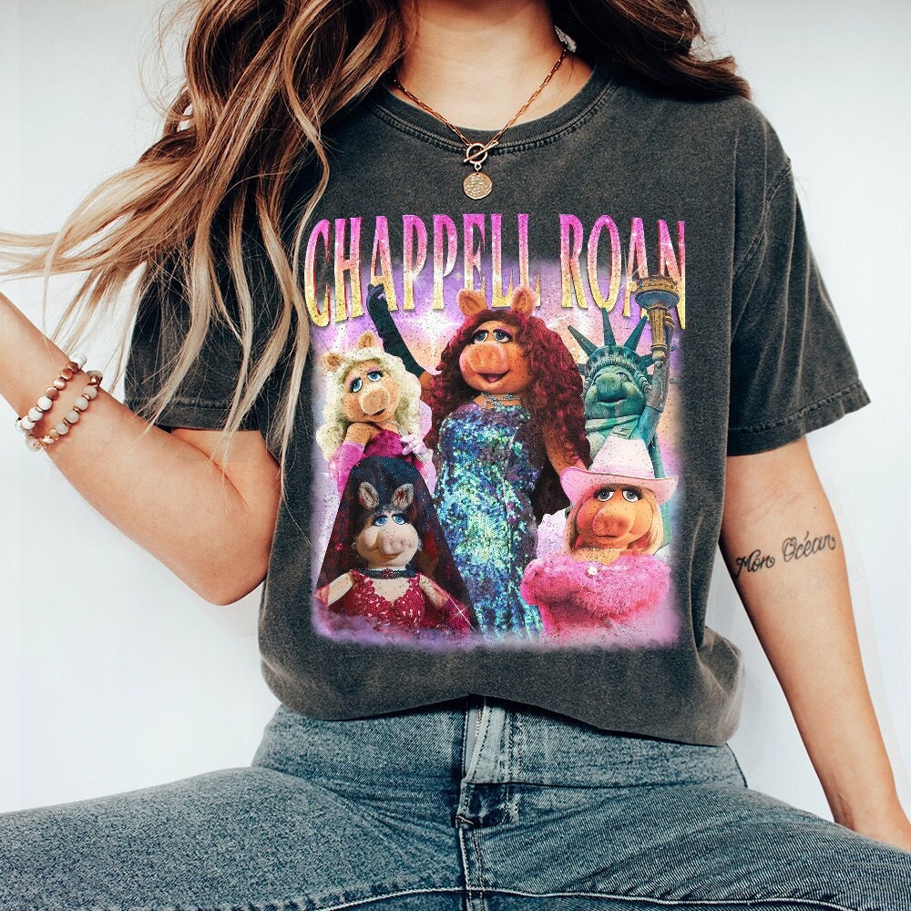 Limited Chappell Roan X The Muppet Shirt, Miss Piggy Chappell Roan Bootleg Music Retro Tee, Gift For Fan NC2707 05