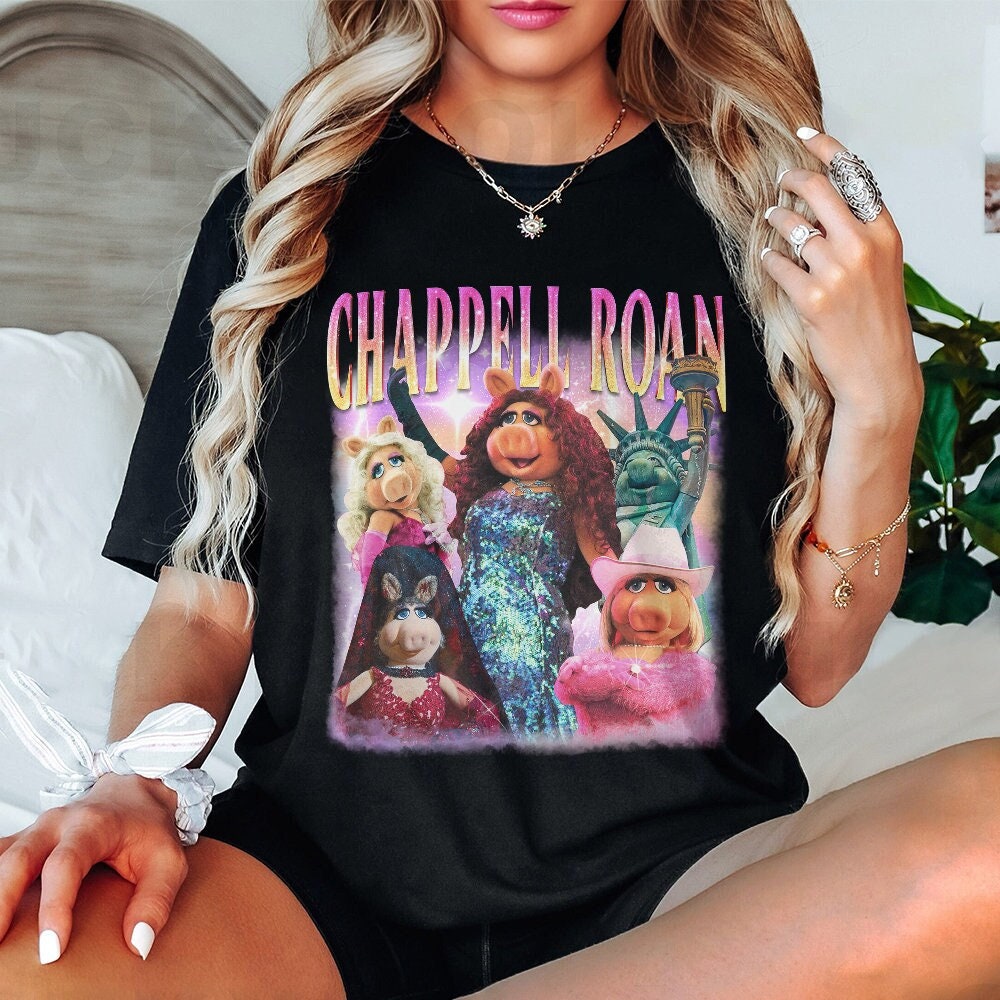 Limited Chappell Roan X The Muppet Shirt, Miss Piggy Chappell Roan Bootleg Music Retro Tee, Gift For Fan NC2707 05